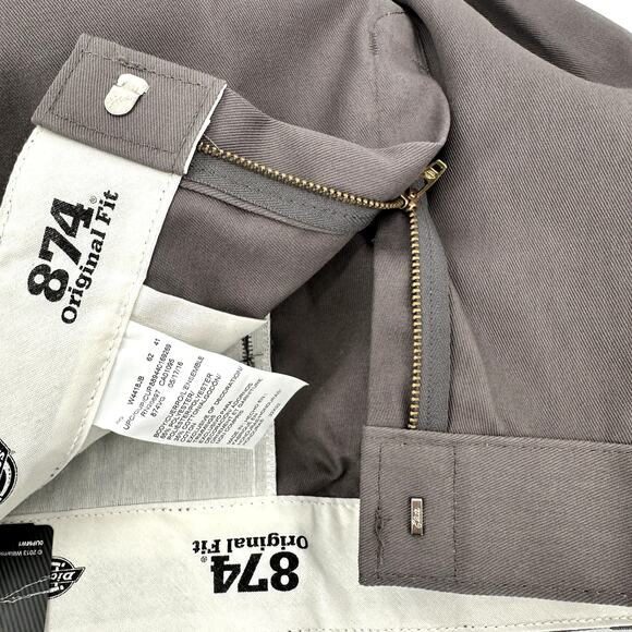Dickies Work Pants Mens 32x32 ACTUAL Gray 874 Original Fit Utility NEW - Picture 6 of 10